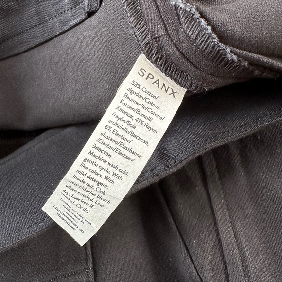 NWT spanx polished ankle slim pant classic black size small tall - Picture 8 of 9